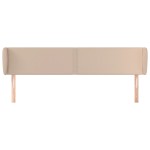 vidaXL Tăblie pat cu aripioare cappuccino 183x23x78/88 cm piele eco vidaXL Tăblie pat cu aripioare cappuccino 183x23x78/88 cm piele eco