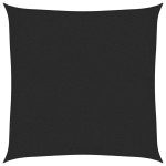 vidaXL Pânză parasolar, negru, 3,6 x 3,6 m, HDPE, 160 g/m² vidaXL Pânză parasolar, negru, 3,6 x 3,6 m, HDPE, 160 g/m²