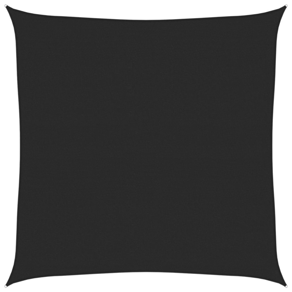 vidaXL Pânză parasolar, negru, 4,5 x 4,5 m HDPE, 160 g/m²