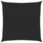vidaXL Pânză parasolar, negru, 4,5 x 4,5 m HDPE, 160 g/m² vidaXL Pânză parasolar, negru, 4,5 x 4,5 m HDPE, 160 g/m²