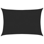 vidaXL Pânză parasolar, negru, 2x3 m, HDPE, 160 g/m² vidaXL Pânză parasolar, negru, 2x3 m, HDPE, 160 g/m²