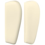 vidaXL Tăblie de pat cu aripioare crem 93x23x78/88 cm piele ecologică
