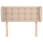 vidaXL Tăblie pat cu aripioare cappuccino 93x23x78/88 cm piele eco