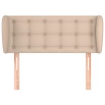 vidaXL Tăblie pat cu aripioare cappuccino 103x23x78/88cm piele eco vidaXL Tăblie pat cu aripioare cappuccino 103x23x78/88cm piele eco