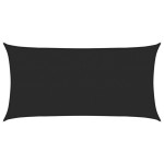 vidaXL Pânză parasolar, negru, 2x4 m, HDPE, 160 g/m² vidaXL Pânză parasolar, negru, 2x4 m, HDPE, 160 g/m²