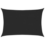 vidaXL Pânză parasolar, negru, 2,5x4 m, HDPE, 160 g/m² vidaXL Pânză parasolar, negru, 2,5x4 m, HDPE, 160 g/m²