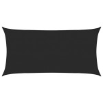 vidaXL Pânză parasolar, negru, 2,5x4,5 m, HDPE, 160 g/m² vidaXL Pânză parasolar, negru, 2,5x4,5 m, HDPE, 160 g/m²