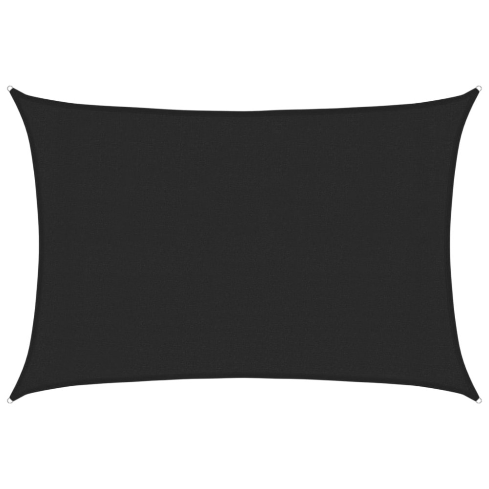vidaXL Parasolar, negru, 3x5 m, HDPE, 160 g/m²