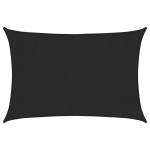 vidaXL Parasolar, negru, 3x5 m, HDPE, 160 g/m²
