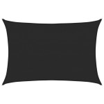 vidaXL Pânză parasolar, negru, 4x5 m, HDPE, 160 g/m² vidaXL Pânză parasolar, negru, 4x5 m, HDPE, 160 g/m²