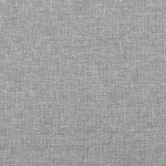vidaXL Tăblie de pat cu aripioare gri deschis 163x23x78/88 cm textil