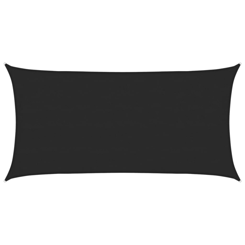 vidaXL Parasolar, negru, 4x7 m, HDPE, 160 g/m²