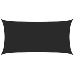 vidaXL Parasolar, negru, 4x7 m, HDPE, 160 g/m²