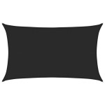 vidaXL Pânză parasolar , negru, 5x8 m , HDPE, 160 g/m² vidaXL Pânză parasolar , negru, 5x8 m , HDPE, 160 g/m²