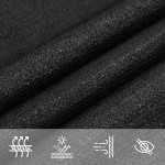vidaXL Pânză parasolar, negru, 4x4x5,8 m, HDPE, 160 g/m²
