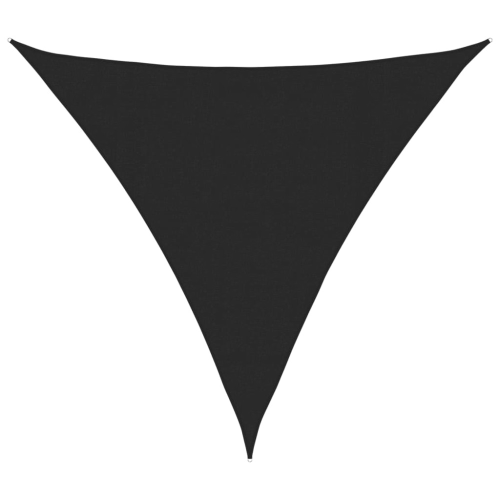 vidaXL Pânză parasolar, negru, 4,5x4,5x4,5 m, HDPE, 160 g/m²