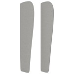 vidaXL Tăblie de pat cu aripioare gri deschis 163x23x118/128 cm textil vidaXL Tăblie de pat cu aripioare gri deschis 163x23x118/128 cm textil