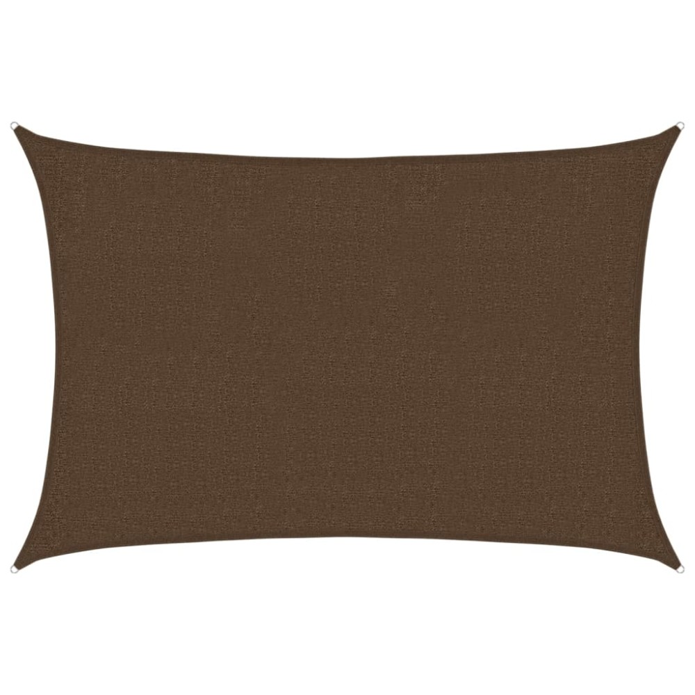 vidaXL Pânză parasolar, maro, 2x2,5 m, HDPE, 160 g/m²