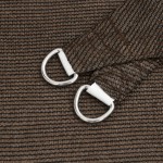 vidaXL Pânză parasolar, maro, 2x3,5m , HDPE, 160 g/m²