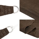vidaXL Pânză parasolar, maro, 2 x 5 m, HDPE, 160 g/m² vidaXL Pânză parasolar, maro, 2 x 5 m, HDPE, 160 g/m²