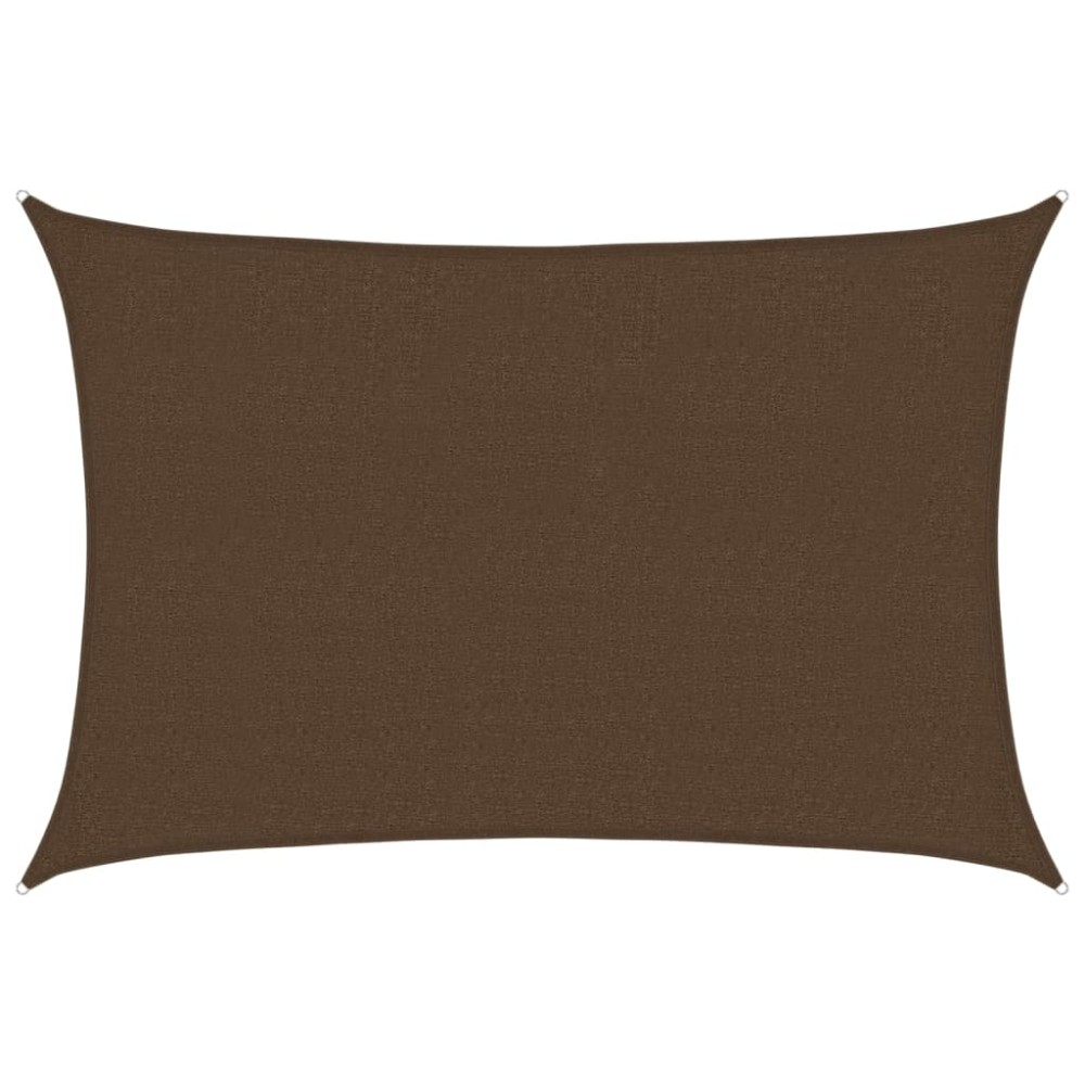 vidaXL Pânză parasolar, maro, 2,5x4 m, HDPE, 160 g/m²