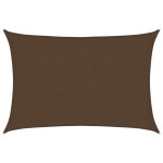 vidaXL Pânză parasolar, maro, 2,5x4 m, HDPE, 160 g/m² vidaXL Pânză parasolar, maro, 2,5x4 m, HDPE, 160 g/m²