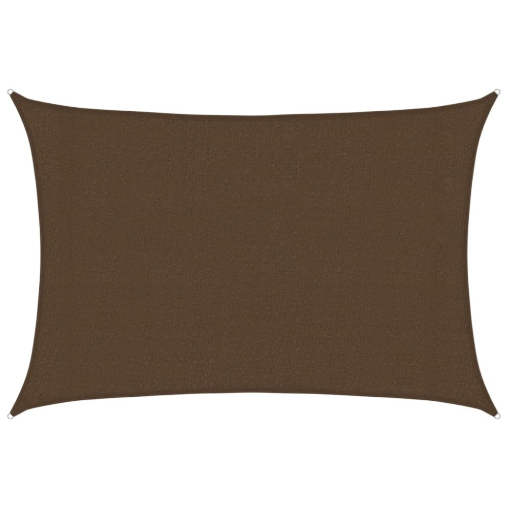 vidaXL Pânză parasolar, maro, 3x4,5 m, HDPE, 160 g/m²
