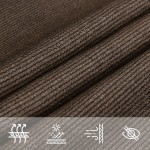 vidaXL Parasolar, maro, 2,5x2,5x3,5 m, HDPE, 160 g/m² vidaXL Parasolar, maro, 2,5x2,5x3,5 m, HDPE, 160 g/m²