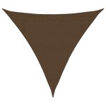vidaXL Pânză parasolar, maro, 3,6x3,6x3,6 m, HDPE, 160 g/m² vidaXL Pânză parasolar, maro, 3,6x3,6x3,6 m, HDPE, 160 g/m²