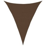 vidaXL Pânză parasolar, maro, 3x4x4 m, HDPE, 160 g/m² vidaXL Pânză parasolar, maro, 3x4x4 m, HDPE, 160 g/m²