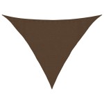 vidaXL Pânză parasolar, maro, 3,5x3,5x4,9 m, HDPE, 160 g/m² vidaXL Pânză parasolar, maro, 3,5x3,5x4,9 m, HDPE, 160 g/m²