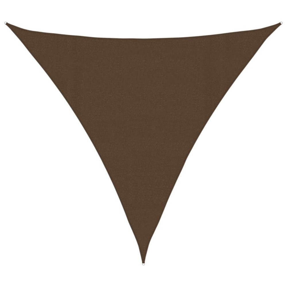 vidaXL Pânză parasolar, maro, 4,5x4,5x4,5 m, HDPE, 160 g/m²