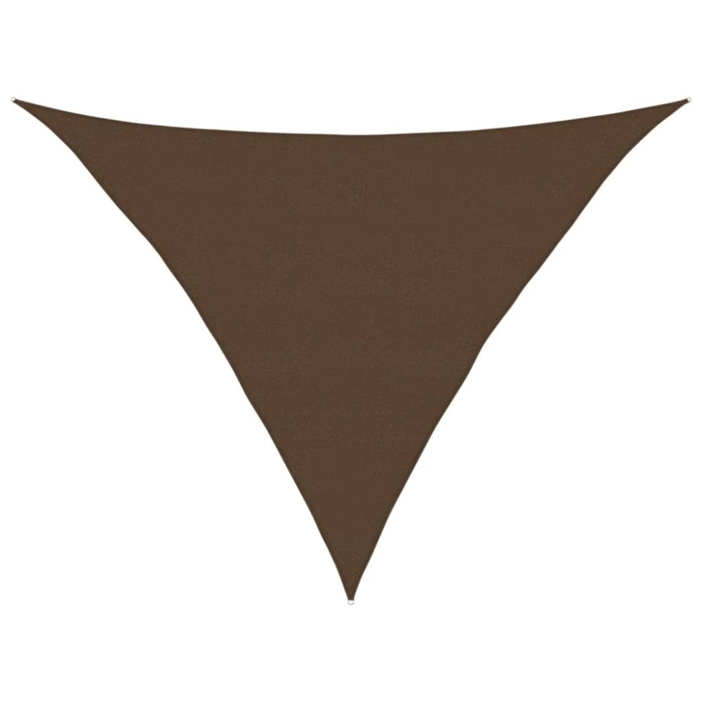 vidaXL Pânză parasolar, maro, 5x5x6 m, HDPE, 160 g/m²