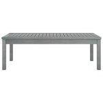 vidaXL Măsuță de cafea, gri, 100 x 50 x 33 cm, lemn masiv de acacia vidaXL Măsuță de cafea, gri, 100 x 50 x 33 cm, lemn masiv de acacia