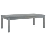 vidaXL Măsuță de cafea, gri, 100 x 50 x 33 cm, lemn masiv de acacia vidaXL Măsuță de cafea, gri, 100 x 50 x 33 cm, lemn masiv de acacia