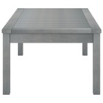 vidaXL Măsuță de cafea, gri, 100 x 50 x 33 cm, lemn masiv de acacia vidaXL Măsuță de cafea, gri, 100 x 50 x 33 cm, lemn masiv de acacia