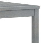 vidaXL Măsuță de cafea, gri, 100 x 50 x 33 cm, lemn masiv de acacia vidaXL Măsuță de cafea, gri, 100 x 50 x 33 cm, lemn masiv de acacia