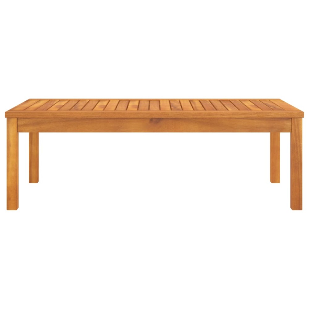 vidaXL Măsuță de cafea, 100 x 50 x 33 cm, lemn masiv de acacia