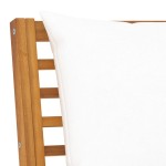 vidaXL Bancă de grădină, perne crem, 114,5 cm, lemn masiv de acacia vidaXL Bancă de grădină, perne crem, 114,5 cm, lemn masiv de acacia