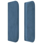 vidaXL Tăblie pat cu aripioare albastru închis 93x16x78/88 cm catifea vidaXL Tăblie pat cu aripioare albastru închis 93x16x78/88 cm catifea
