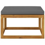 vidaXL Set mobilier de grădină cu perne, 3 piese, lemn masiv de acacia vidaXL Set mobilier de grădină cu perne, 3 piese, lemn masiv de acacia