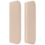 vidaXL Tăblie pat cu aripioare cappuccino 147x16x78/88cm piele eco vidaXL Tăblie pat cu aripioare cappuccino 147x16x78/88cm piele eco