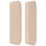 vidaXL Tăblie pat cu aripioare cappuccino 203x16x78/88 cm piele eco vidaXL Tăblie pat cu aripioare cappuccino 203x16x78/88 cm piele eco