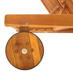 vidaXL Șezlong, 2 persoane, lemn masiv de acacia