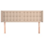 vidaXL Tăblie pat cu aripioare cappuccino 147x16x78/88cm piele eco