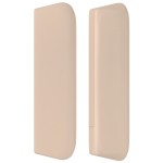 vidaXL Tăblie pat cu aripioare cappuccino 163x16x78/88 cm piele eco vidaXL Tăblie pat cu aripioare cappuccino 163x16x78/88 cm piele eco