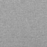 vidaXL Tăblie de pat cu aripioare gri deschis 103x16x78/88 cm textil