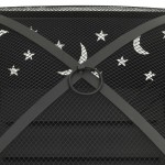 vidaXL Vatră de foc cu vătrai, 62 cm, oțel, XXL vidaXL Vatră de foc cu vătrai, 62 cm, oțel, XXL