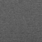 vidaXL Tăblie de pat cu aripioare gri închis 103x16x78/88 cm textil