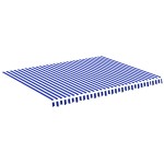 vidaXL Pânză de rezervă copertină, albastru și alb, 4,5x3,5 m vidaXL Pânză de rezervă copertină, albastru și alb, 4,5x3,5 m